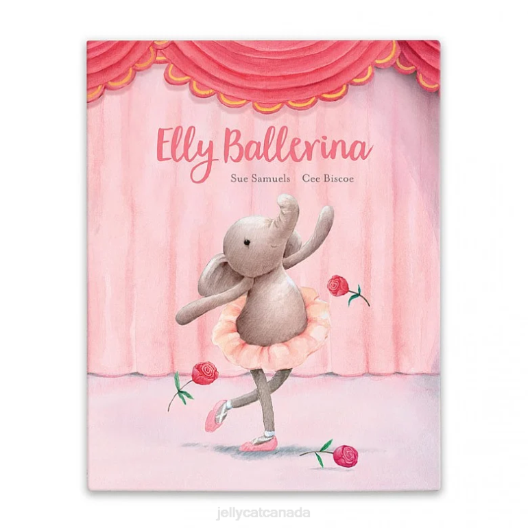 Jellycat Elly Ballerina Book Multi-colour BV0TH703 Book