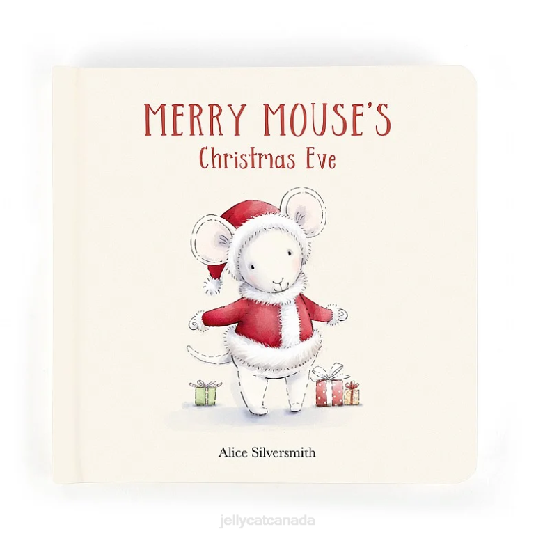 Jellycat Merry Mouse Book and Merry Mouse Cream BV0TH278 Book