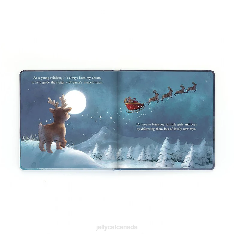 Jellycat Mitzi Reindeer's Dream Book Multi-colour BV0TH193 Book