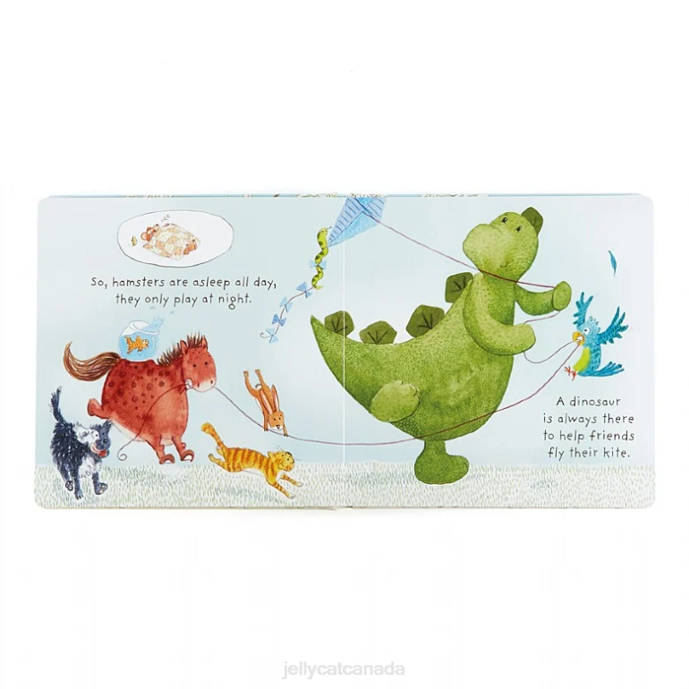 Jellycat My Best Pet Book and Bashful Dino Green BV0TH809 Book