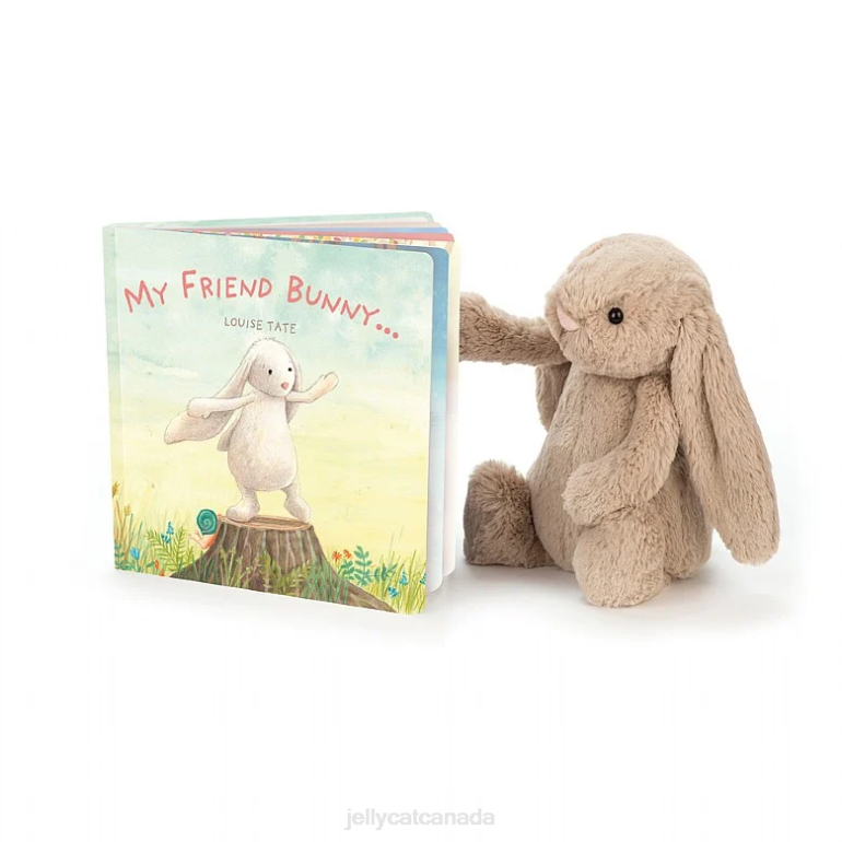 Jellycat My Friend Bunny Book and Bashful Bunny Beige BV0TH704 Book