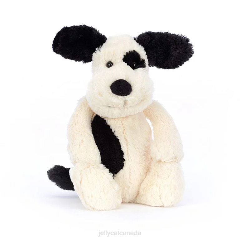 Jellycat Puppy Makes Mischief Book and Bashful Puppy Black and White BV0TH747 Book