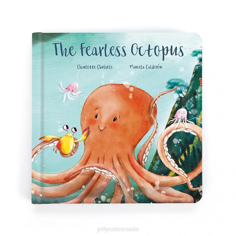 Jellycat The Fearless Octopus Book Multi-colour BV0TH798 Book