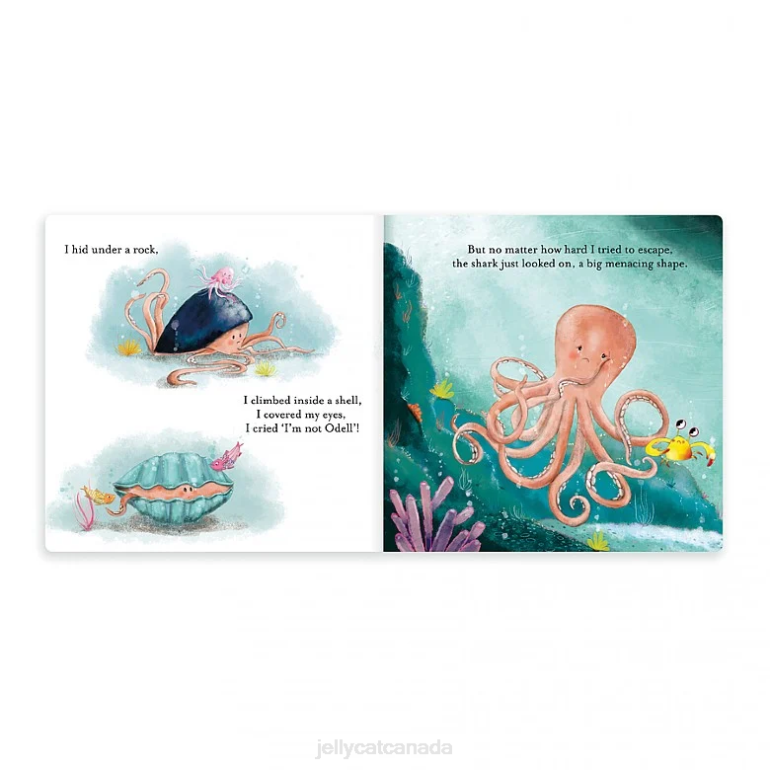 Jellycat The Fearless Octopus Book Multi-colour BV0TH798 Book