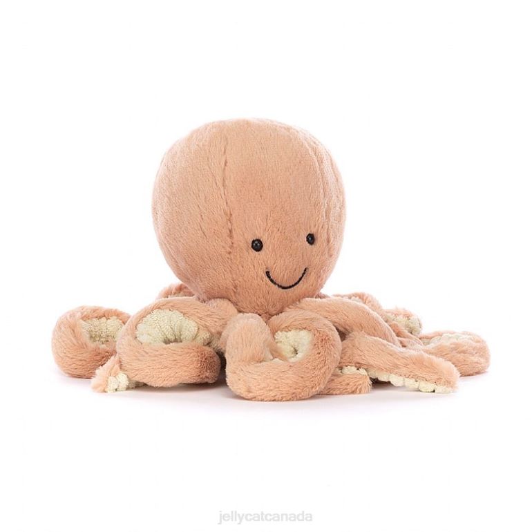 Jellycat The Fearless Octopus Book and Odell Octopus Apricot BV0TH810 Book