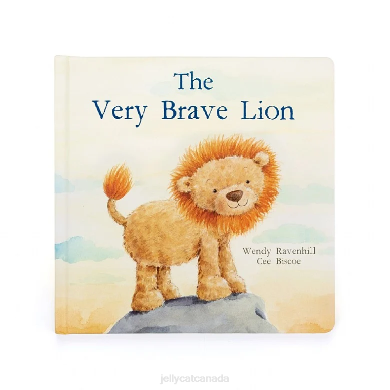 Jellycat The Very Brave Lion Book Multi-colour BV0TH698 Book