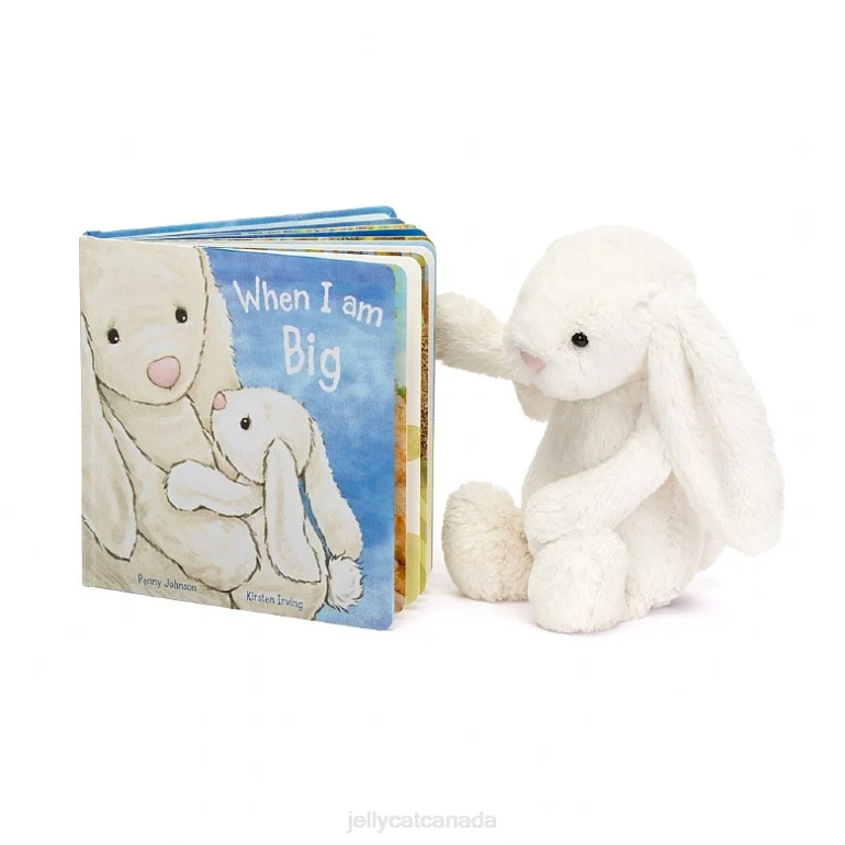 Jellycat When I am Big Book and Bashful Bunny Cream BV0TH734 Book