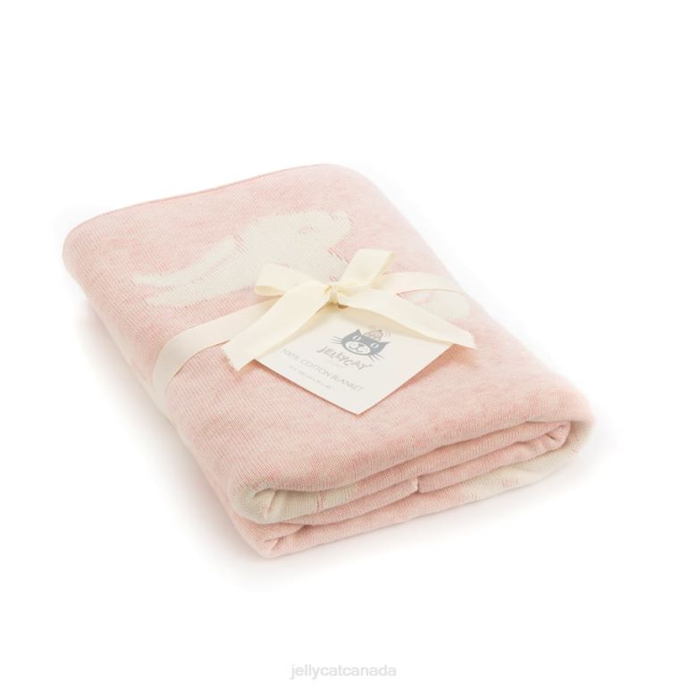 Jellycat Bashful Bunny Blanket Pink BV0TH690 Toy