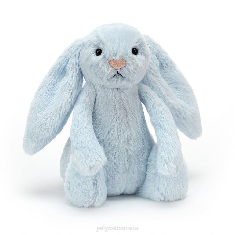 Jellycat Bashful Bunny Rattle Blue BV0TH744 Toy