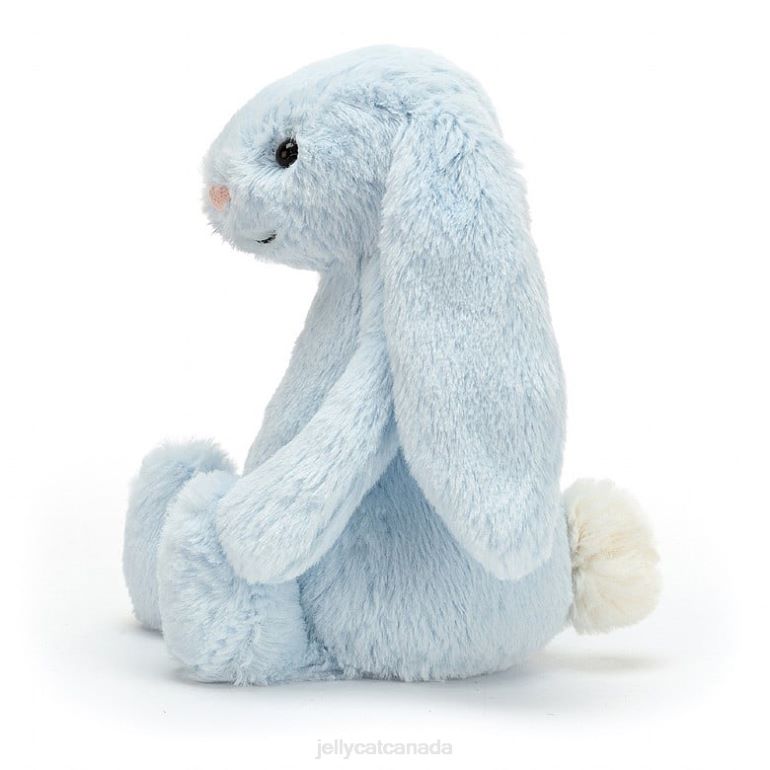 Jellycat Bashful Bunny Rattle Blue BV0TH744 Toy