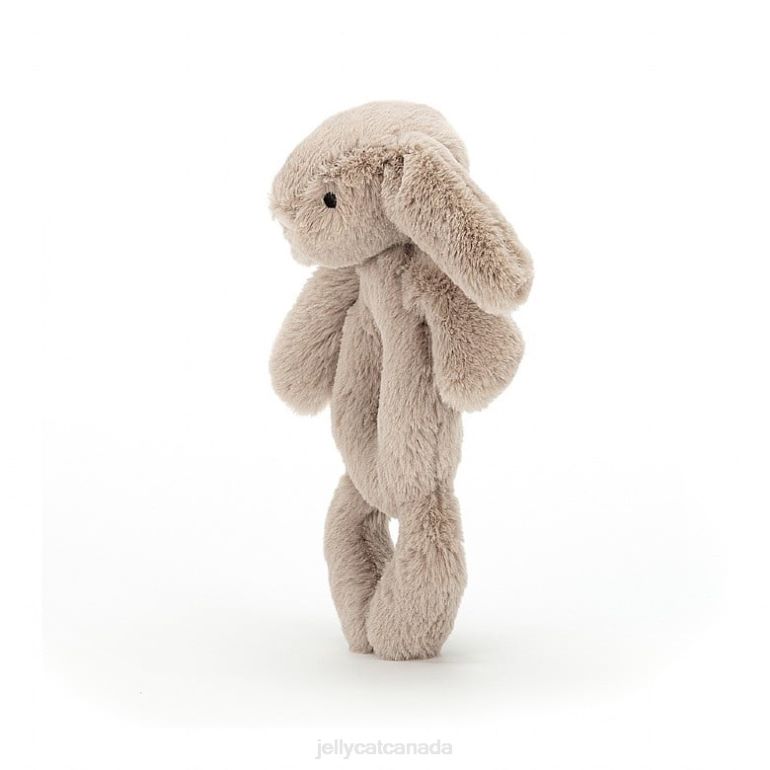 Jellycat Bashful Bunny Ring Rattle Beige BV0TH195 Toy
