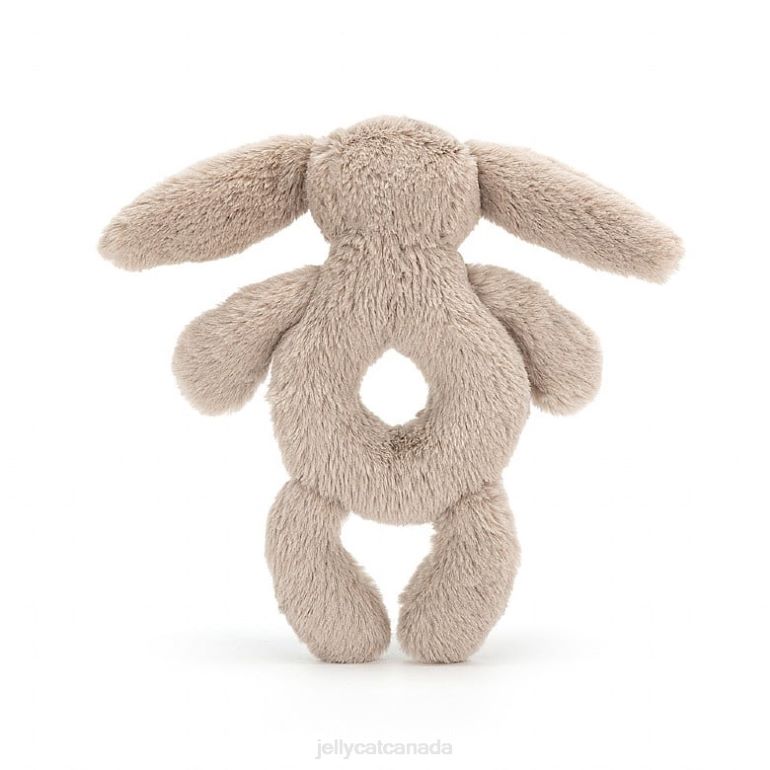 Jellycat Bashful Bunny Ring Rattle Beige BV0TH195 Toy