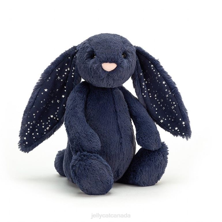 Jellycat Bashful Stardust Bunny Navy BV0TH555 Toy
