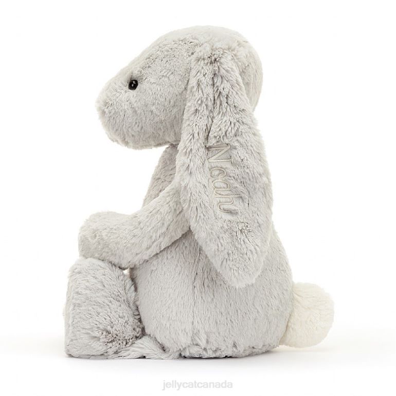 Jellycat Personalised Bashful Bunny Huge Silver BV0TH450 Toy