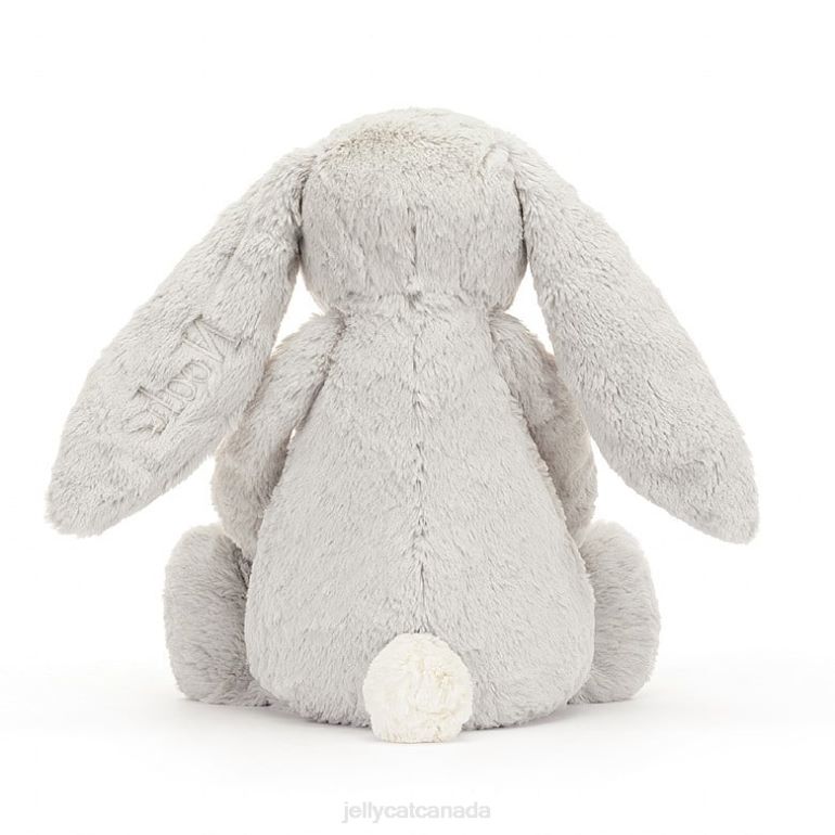 Jellycat Personalised Bashful Bunny Huge Silver BV0TH450 Toy