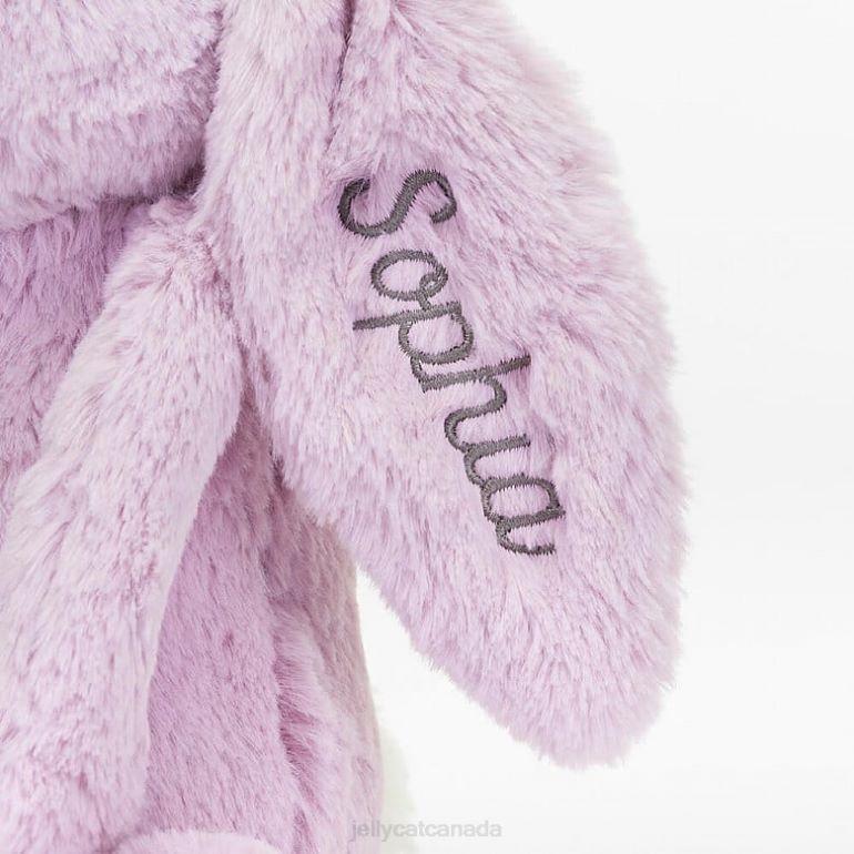 Jellycat Personalised Bashful Bunny Medium Lilac BV0TH92 Toy