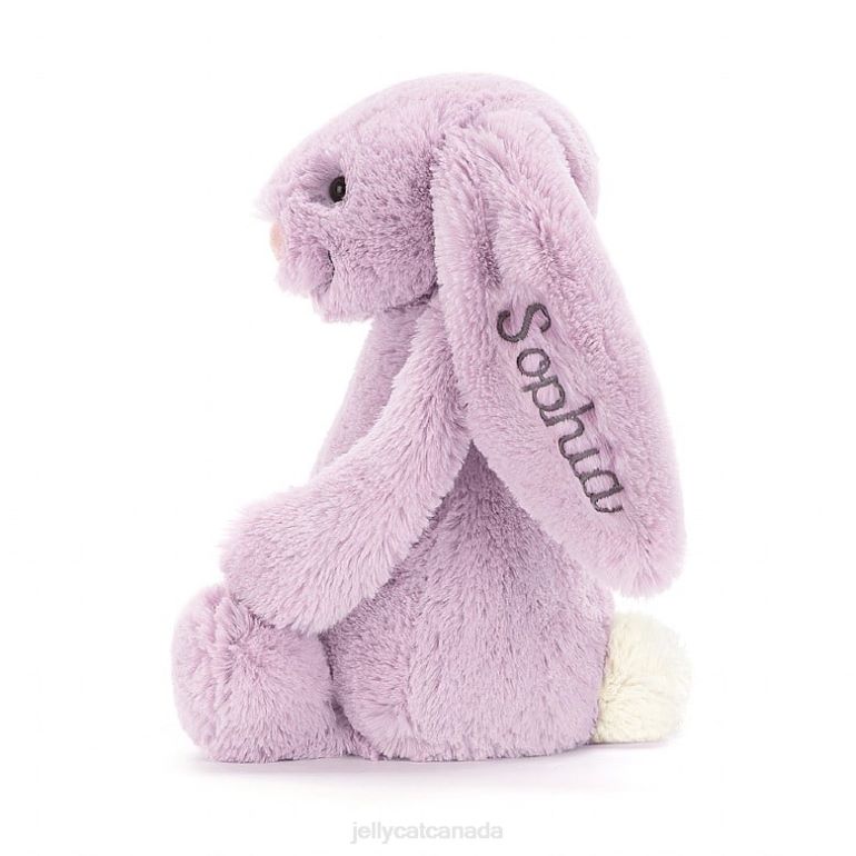 Jellycat Personalised Bashful Bunny Medium Lilac BV0TH92 Toy