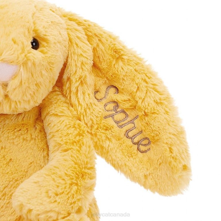 Jellycat Personalised Bashful Bunny Medium Sunshine BV0TH314 Toy