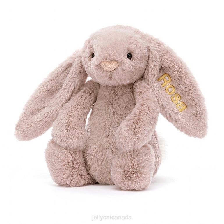 Jellycat Personalised Bashful Luxe Bunny Rosa Medium Pink BV0TH155 Toy