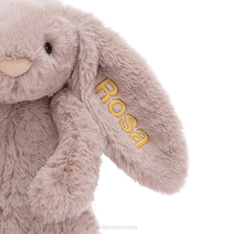 Jellycat Personalised Bashful Luxe Bunny Rosa Medium Pink BV0TH155 Toy