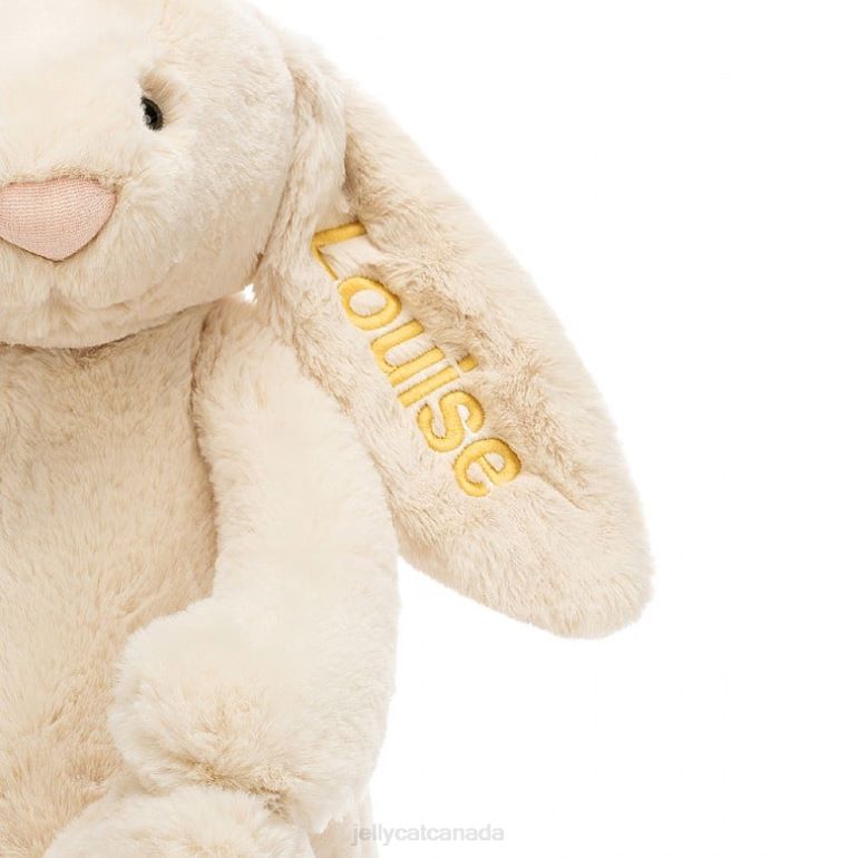 Jellycat Personalised Bashful Luxe Bunny Willow Huge Beige BV0TH393 Toy
