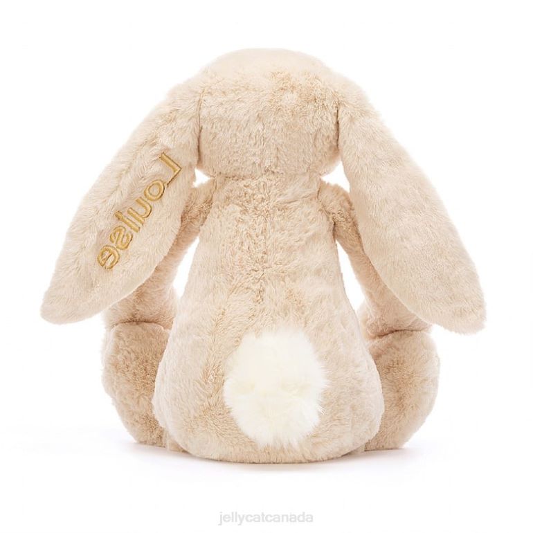 Jellycat Personalised Bashful Luxe Bunny Willow Huge Beige BV0TH393 Toy