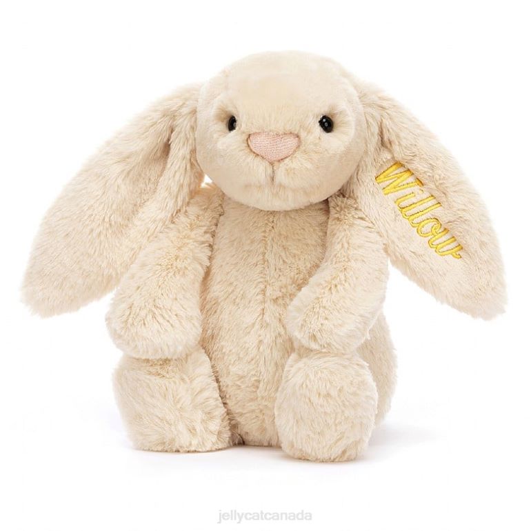 Jellycat Personalised Bashful Luxe Bunny Willow Medium Beige BV0TH237 Toy