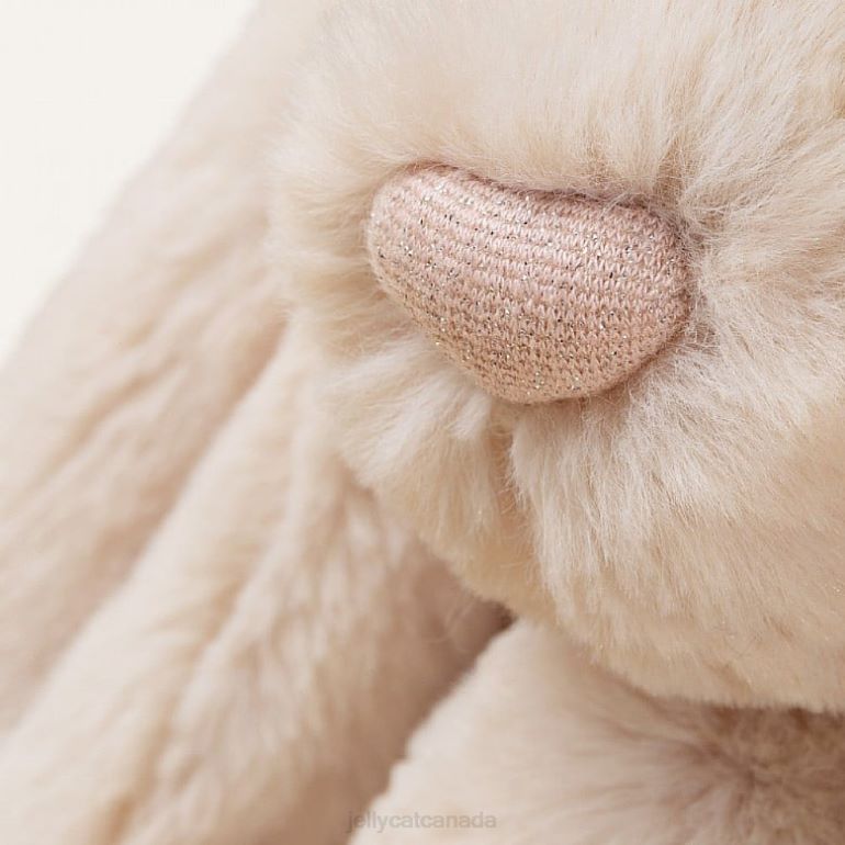 Jellycat Personalised Bashful Luxe Bunny Willow Medium Beige BV0TH237 Toy