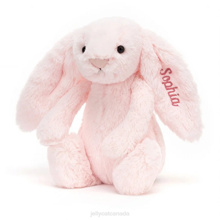 Jellycat Personalised Bashful Pink Bunny Medium Baby Pink BV0TH48 Toy