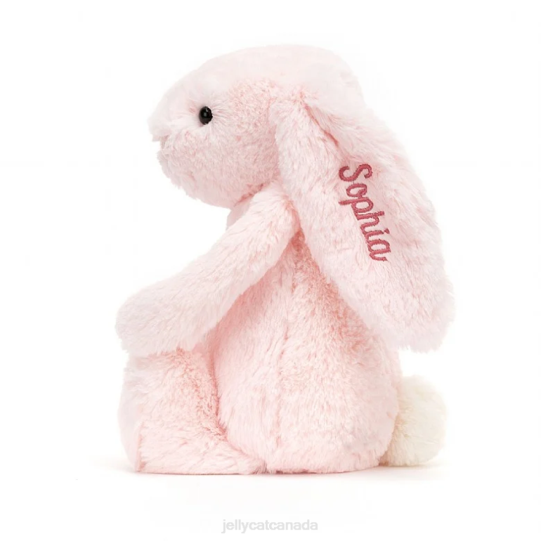 Jellycat Personalised Bashful Pink Bunny Medium Baby Pink BV0TH48 Toy