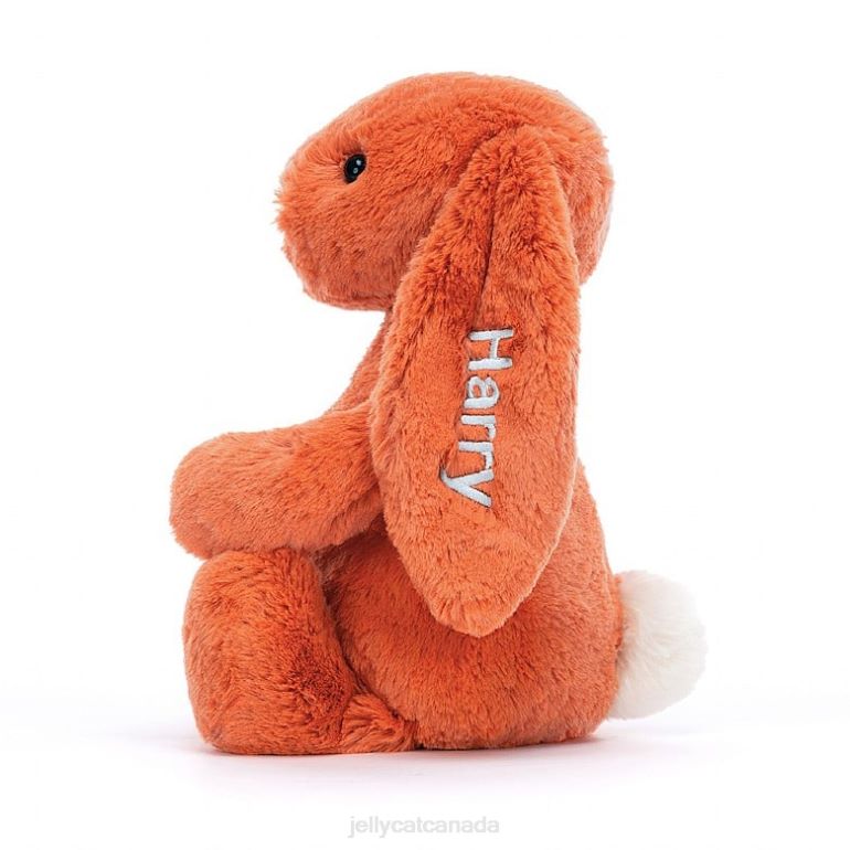 Jellycat Personalised Bashful Tangerine Bunny Medium Orange BV0TH502 Toy