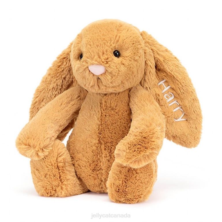 Jellycat Personalised Bashful en Bunny Medium Gold BV0TH214 Toy
