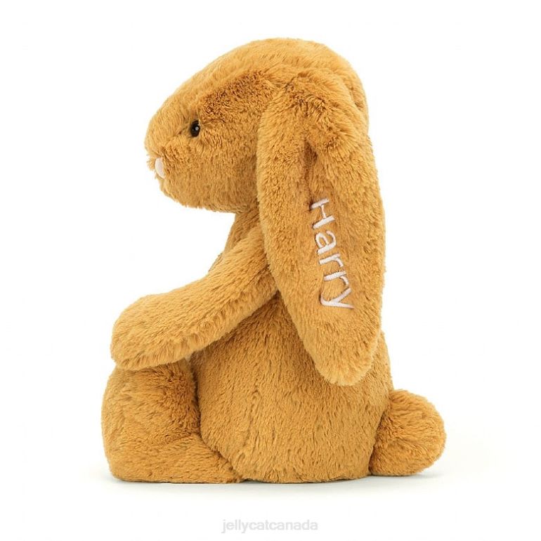 Jellycat Personalised Bashful en Bunny Medium Gold BV0TH214 Toy