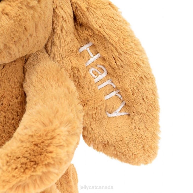 Jellycat Personalised Bashful en Bunny Medium Gold BV0TH214 Toy