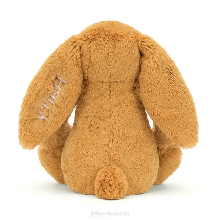 Jellycat Personalised Bashful en Bunny Medium Gold BV0TH214 Toy