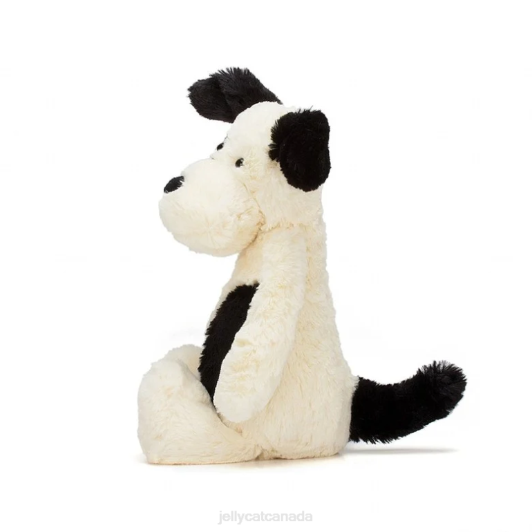 Jellycat Bashful Black & Cream Puppy Black and White BV0TH162 Toy