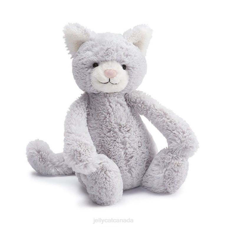 Jellycat Bashful Grey Kitty Silver BV0TH608 Toy