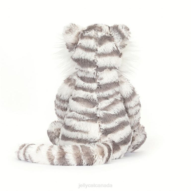 Jellycat Bashful Snow Tiger Grey and White BV0TH609 Toy