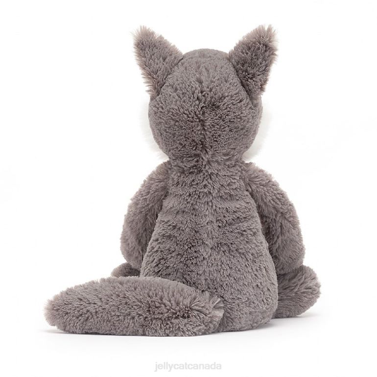 Jellycat Bashful Wolf Grey and White BV0TH179 Toy