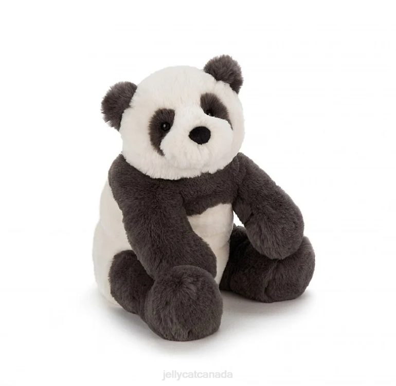 Jellycat Harry Panda Cub Black and White BV0TH401 Toy