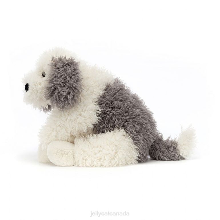 Jellycat Floofie Sheepdog Grey and White BV0TH403 Toy