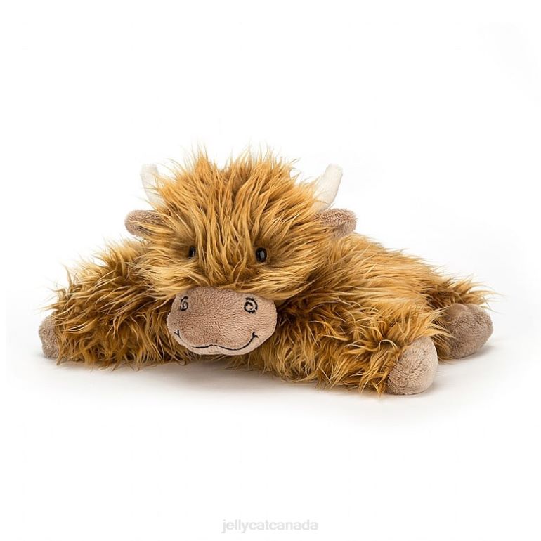 Jellycat Truffles Highland Cow Brown BV0TH549 Toy