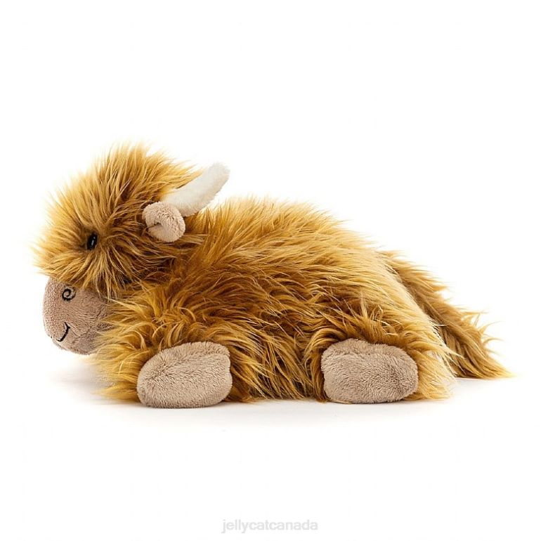 Jellycat Truffles Highland Cow Brown BV0TH549 Toy