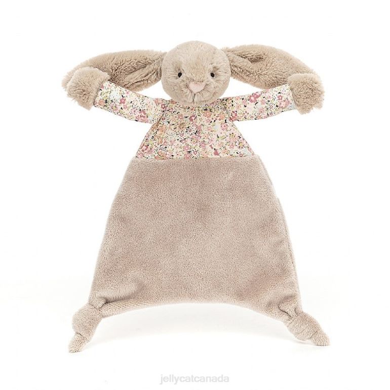 Jellycat Blossom Bea Bunny Comforter Beige BV0TH325 Toy