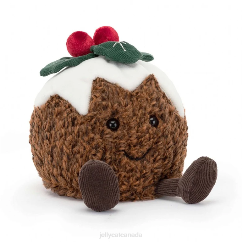 Jellycat Amuseable Christmas Pudding Brown BV0TH74 Toy