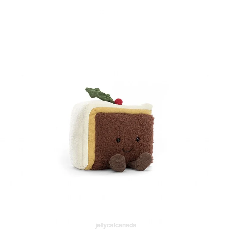 Jellycat Amuseable Slice of Christmas Cake Multi-colour BV0TH199 Toy