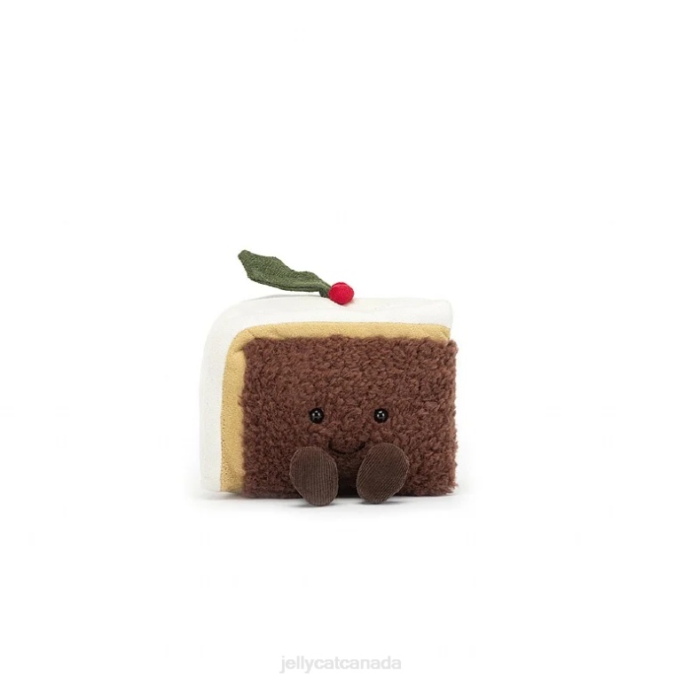 Jellycat Amuseable Slice of Christmas Cake Multi-colour BV0TH199 Toy