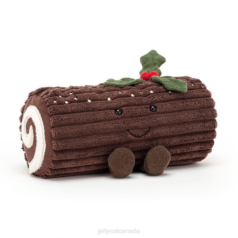 Jellycat Amuseable Yule Log Brown BV0TH38 Toy