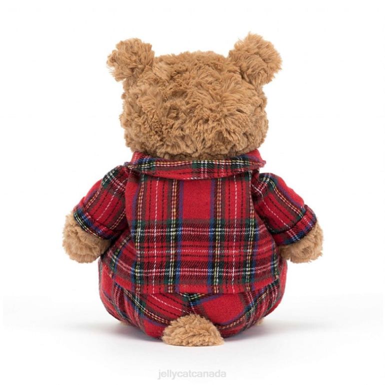 Jellycat Bartholomew Bear Bedtime Brown BV0TH11 Toy