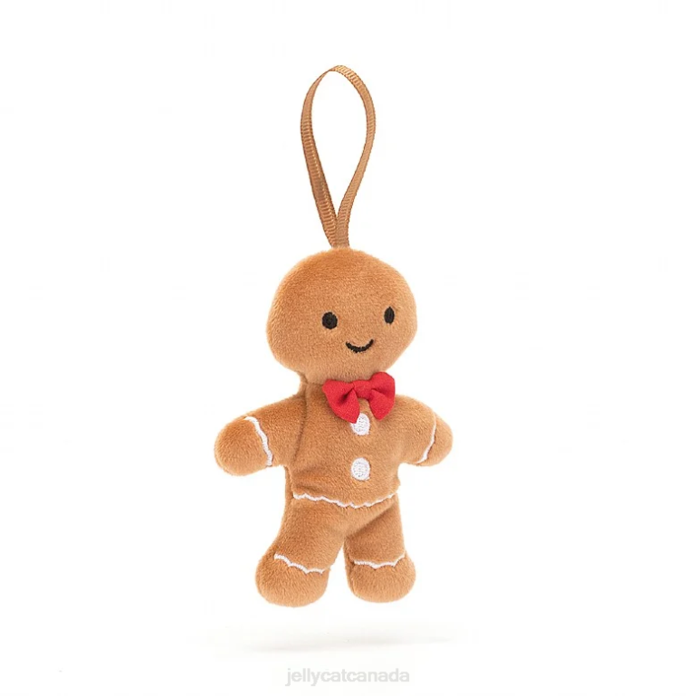 Jellycat Festive Folly Gingerbread Fred Beige BV0TH671 Toy